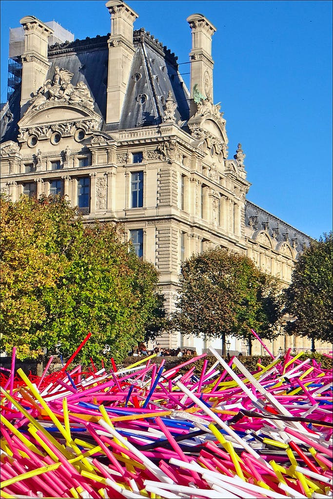 FIAC hors les murs (Jardin des Tuileries), foto de dalbera - Ballenernte Michael Beutler