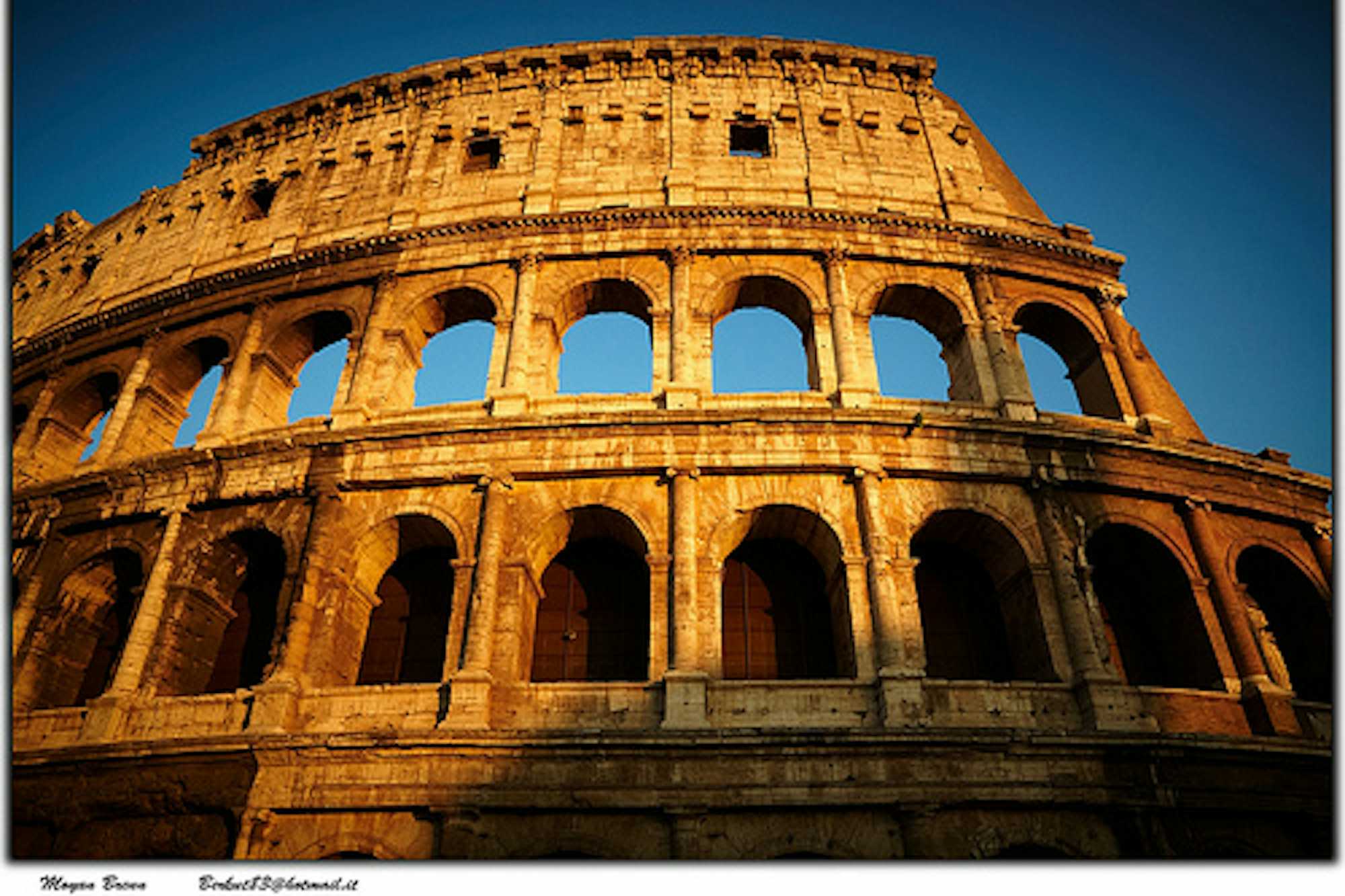 Detalle del Coliseo de Roma