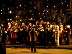 Coro de Navidad en Trafalgar Square Navidades en Londres