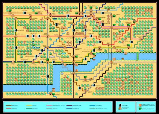 Mapa del metro de Londres al estilo Super Mario 2 mapa metro londres estilo super mario bros