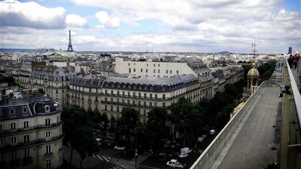 Restaurante y terraza panorámica de Printemps París 1 vistas panorámicas de parís