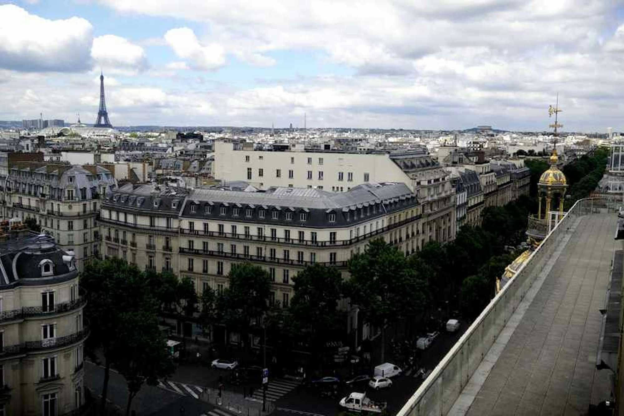 vistas de paris terraza printemps