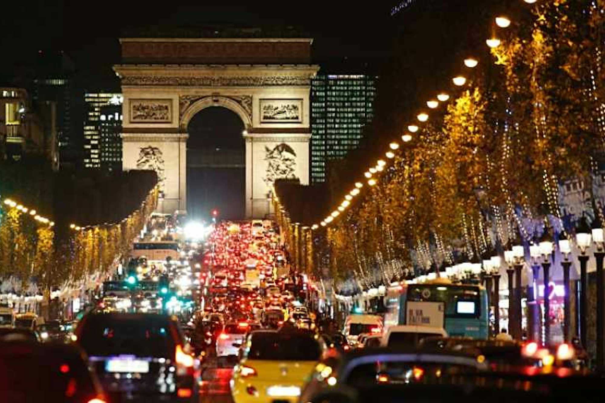 Luces Navidad Paris Campos Eliseos
