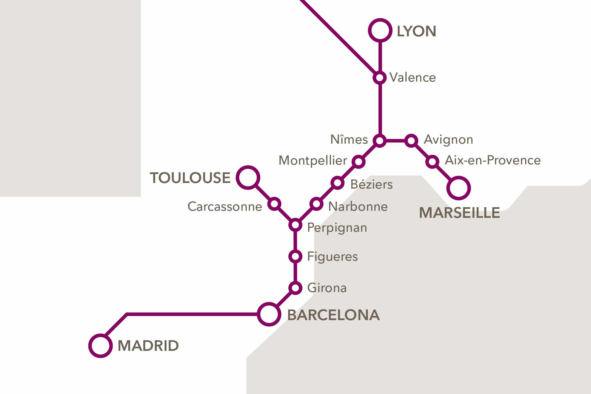 AVE España Francia