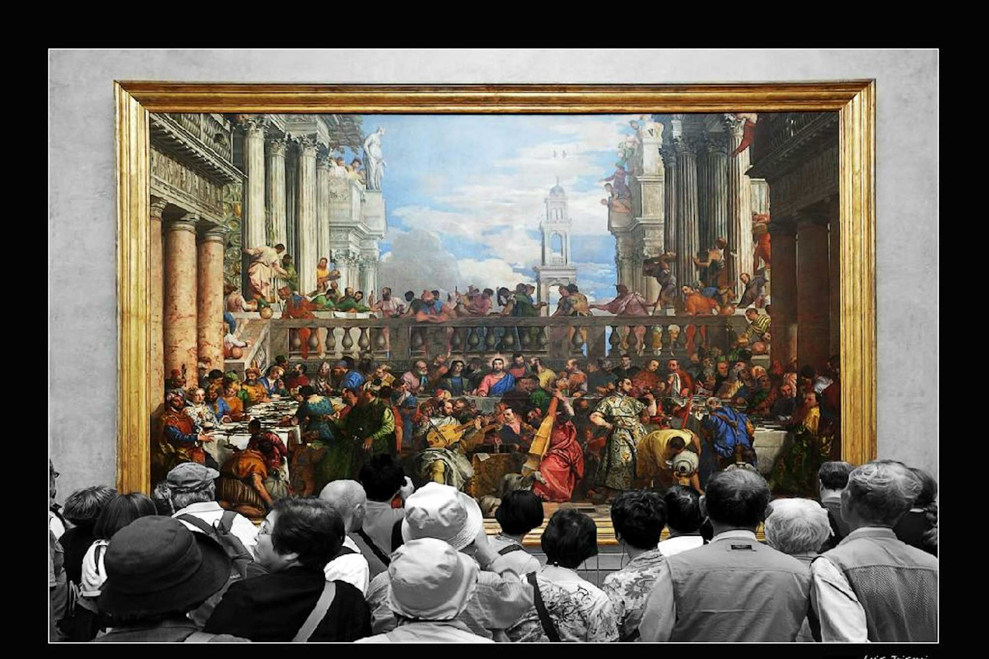 Paolo Caliari, conocido como ‘El Veronés’, es autor del cuadro Las bodas de Caná que exhibe el museo Louvre París