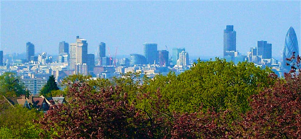 London skyline desde Horniman Gardens