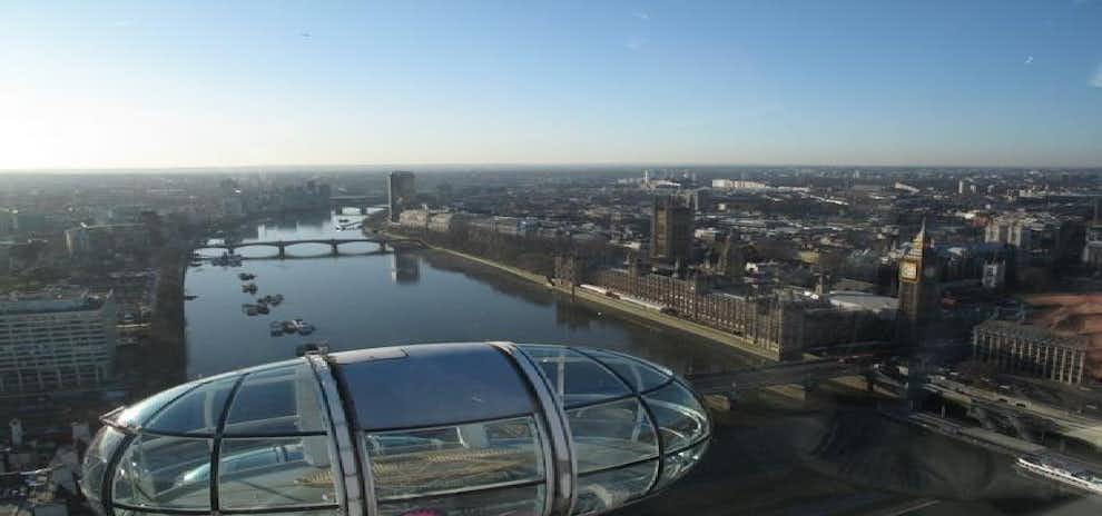 Vista de Westminster y Big Ben desde el London Eye