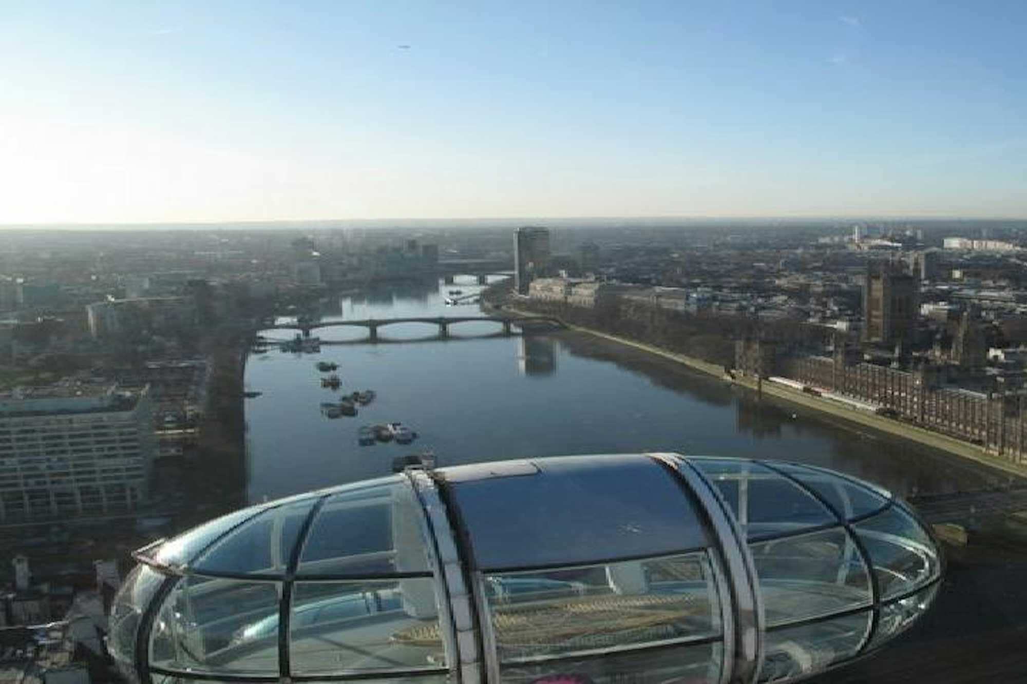 Vista de Westminster desde el London Eye Londres