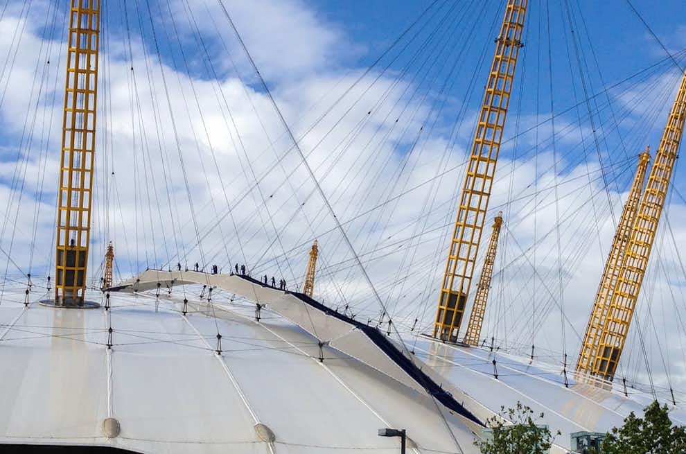 Subir al O2 Arena mejores vistas Londres en Up at The O2