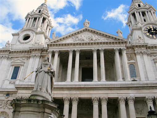 Catedral de San Pablo, sube a la cúpula de Londres 3 st pauls front facade