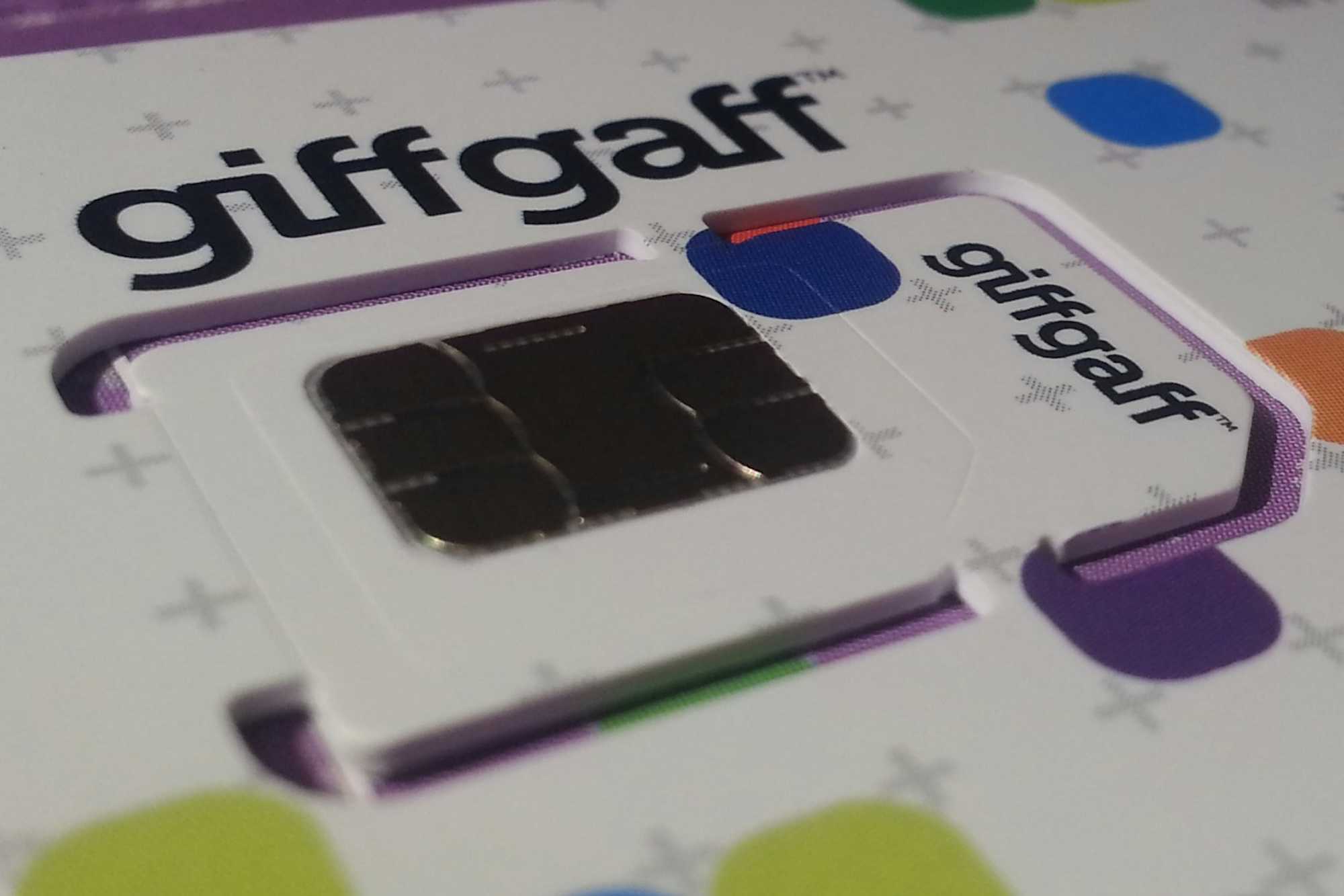 Giff Gaff tarjeta SIM en España