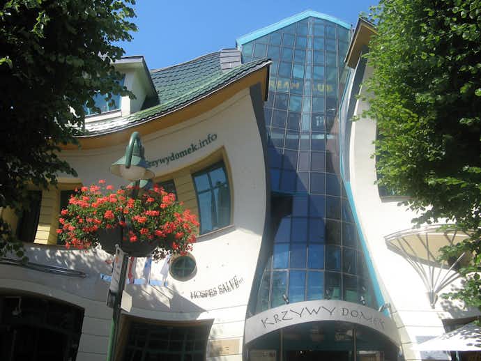 Casa torcida, Polonia Edificios raros de Europa 2020 Casa torcida, Polonia Edificios raros de Europa 2020