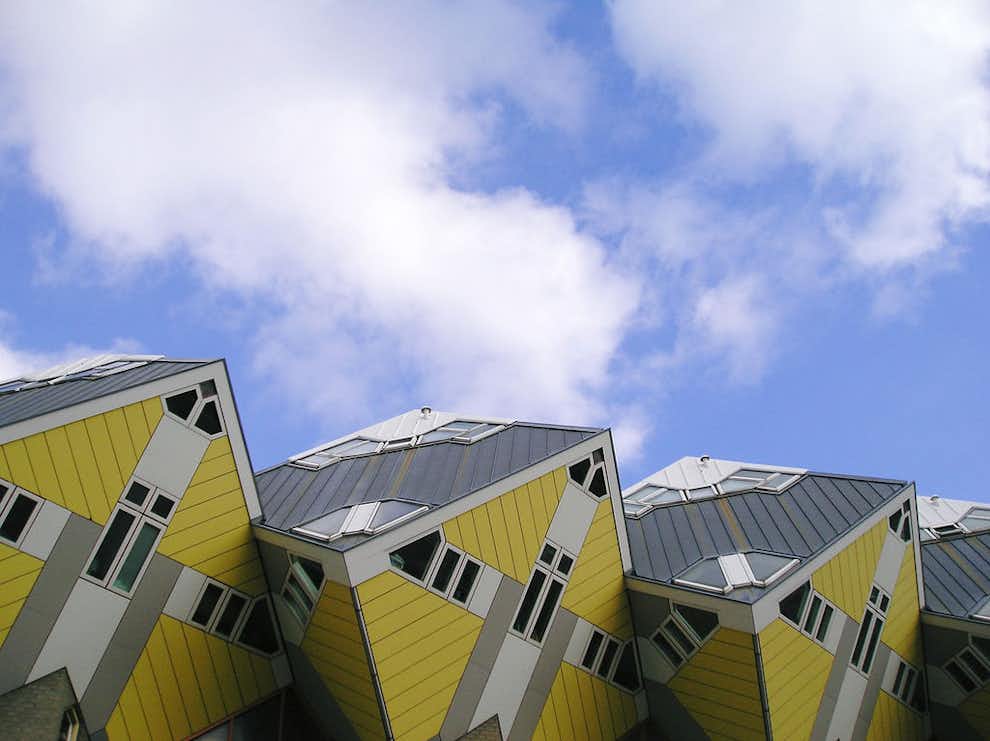 edificios raros europa casas cubo roterdam