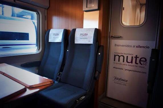 Coches silenciosos AVE, ‘haz mute’ para viajar en tren 8 coches silenciosos ave renfe
