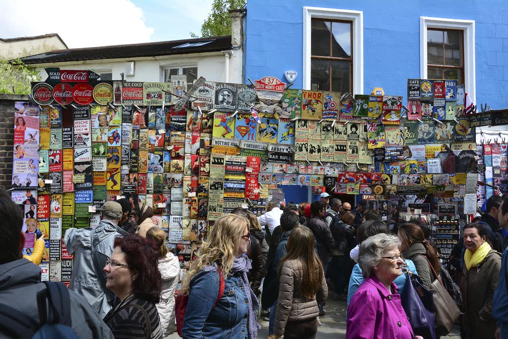 Compras y paseos por los mercados callejeros de Londres 46 mercado portobello road market londres