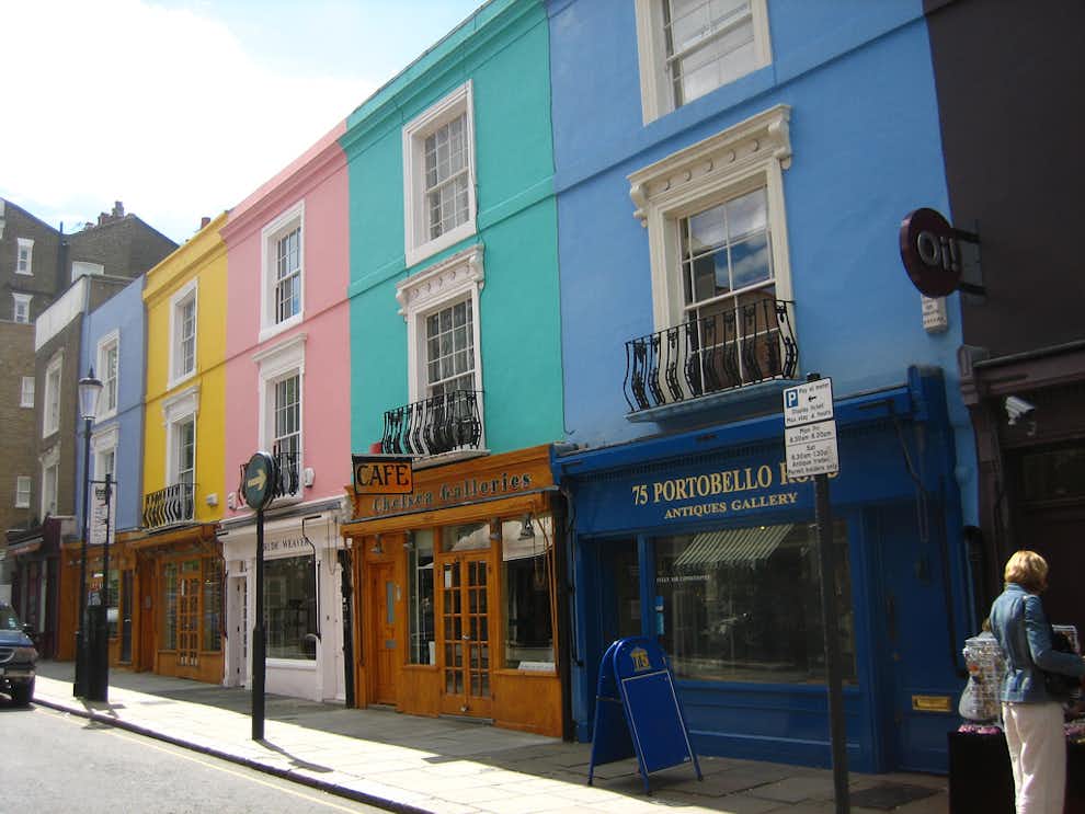 Sorprendentes barrios de Londres: Notting Hill Portobello Road barrios de Londres