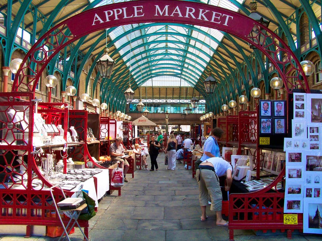 Covent Garden Apple Market Londres