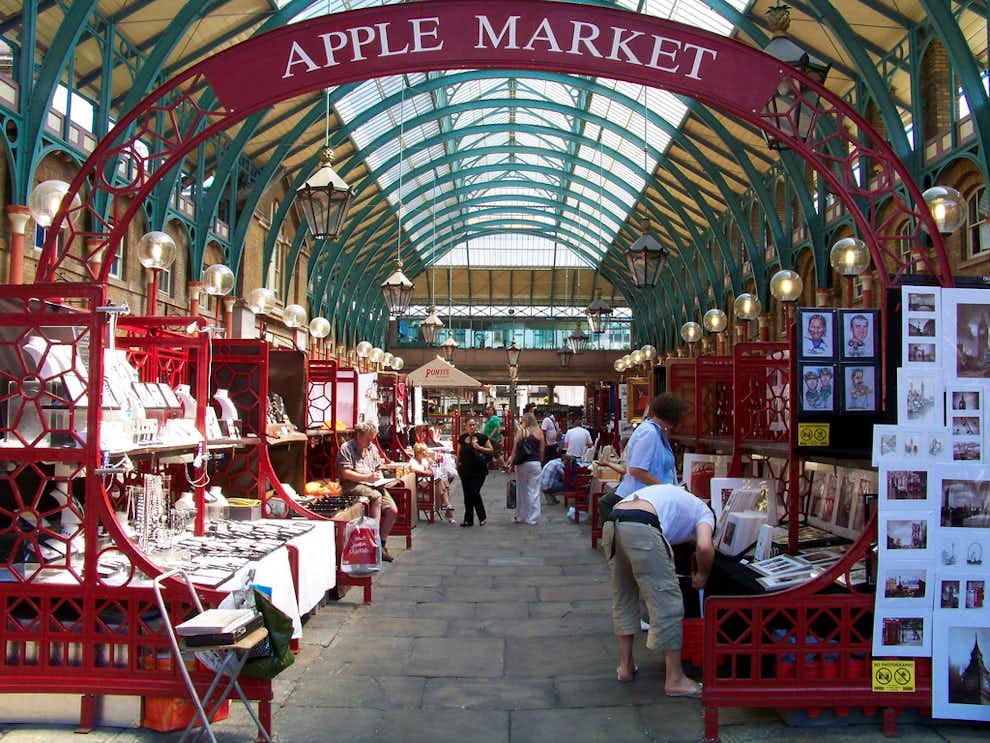 Covent Garden Apple Market Londres