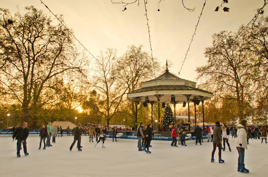 patinaje londres winter wonderland