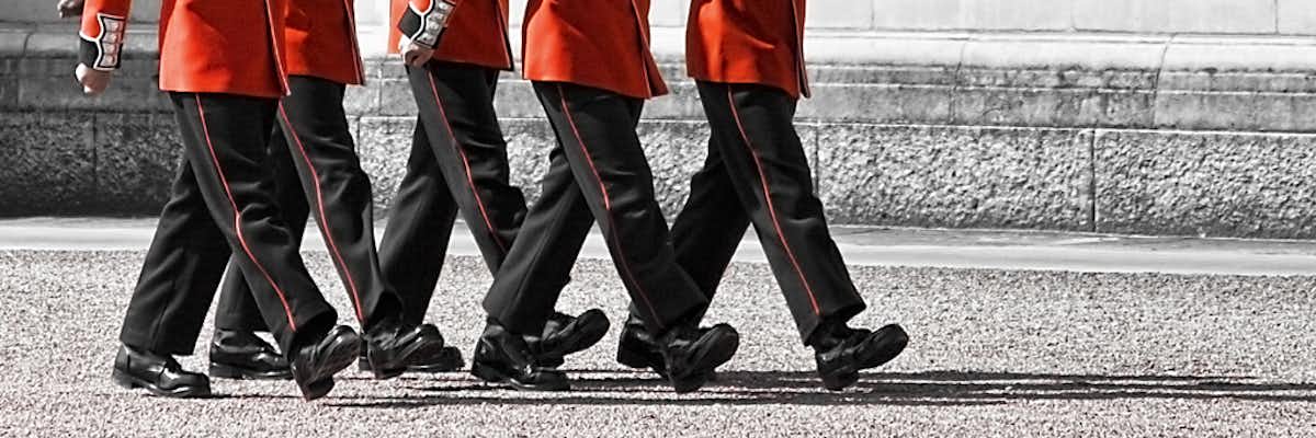 Cambio de guardia en palacio de Buckingham Qué hacer en Londres en Enero: cambio de Guardia Buckingham Palace