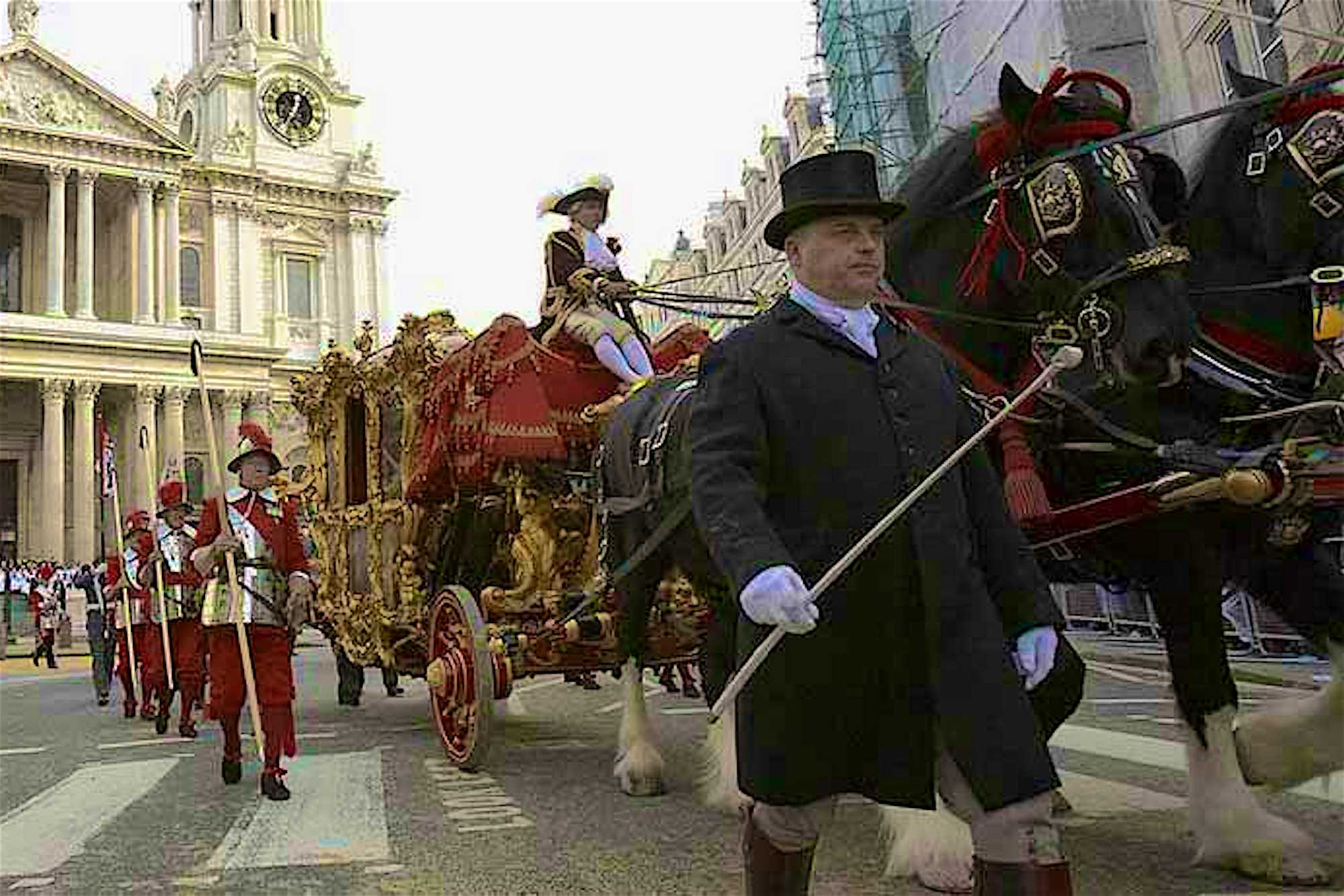 desfile del lord mayor londres