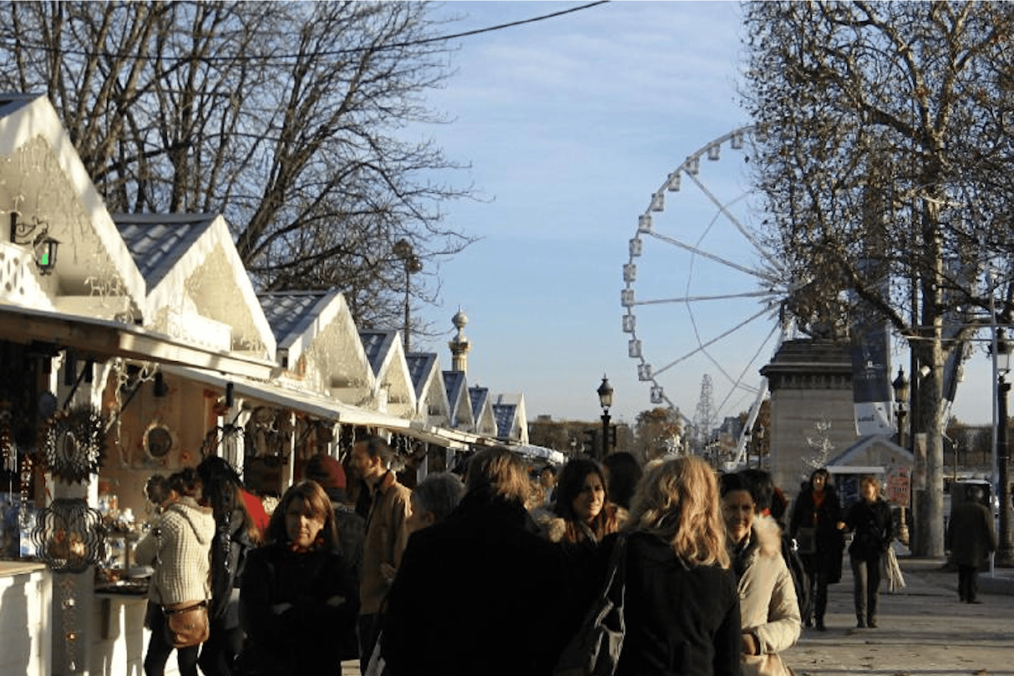 mercados navidad en paris campos elíseos