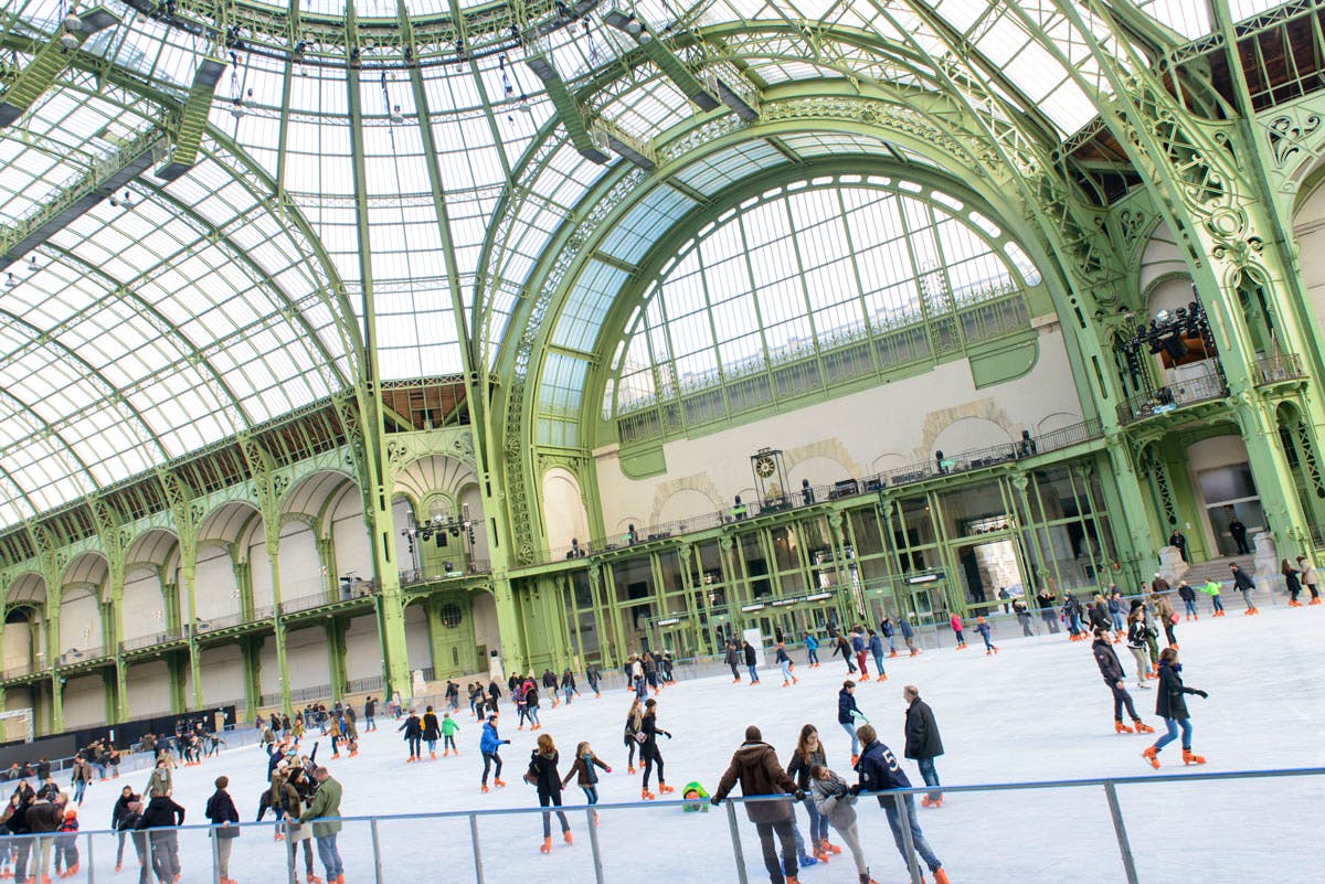 Patinar en Paris Grand Palais