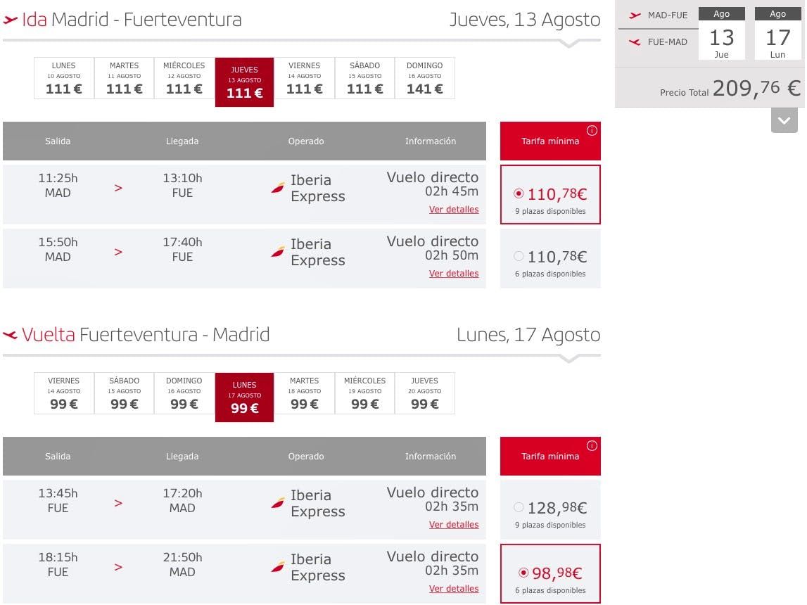 sablazo iberia express canarias agosto_tuescapada.eu