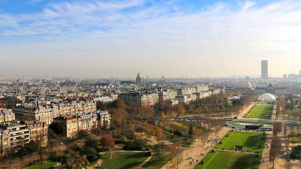 Barrios de París, zonas y distritos: Arrondissements de París 10 champ de mars desde torre eiffel paris