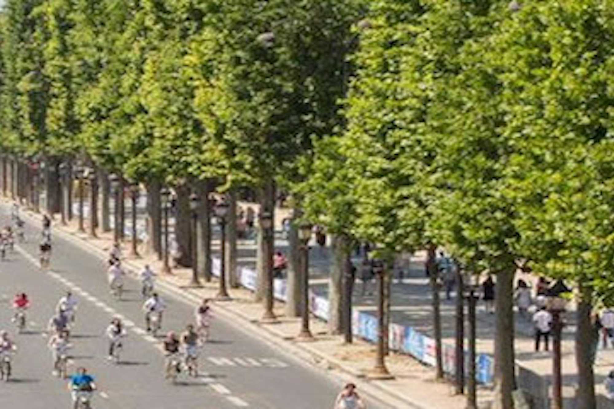 Campos Elíseos París sin coches