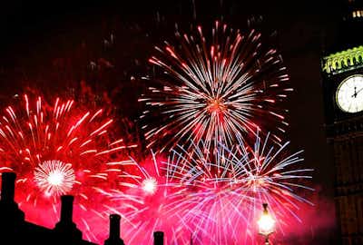 Fuegos Artificiales Año Nuevo Londres