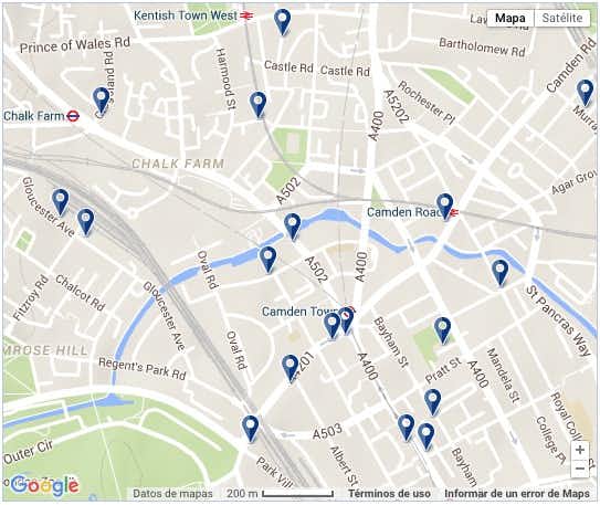 hoteles camden town donde alojarse en londres