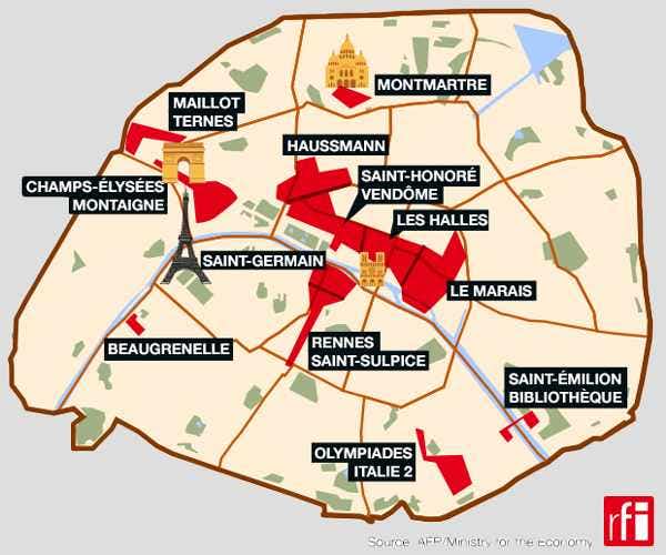 tiendas que abren los domingos en paris