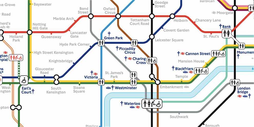 plano metro londres servicios publicos