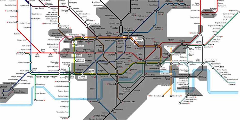 plano metro londres subterraneo