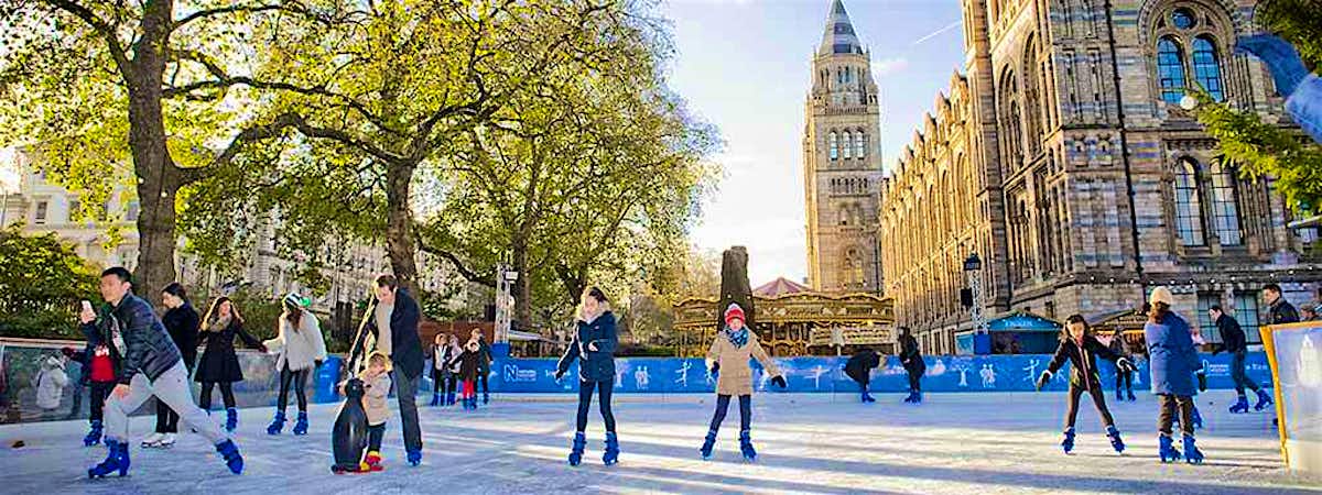 curiosas pistas patinaje sobre hielo londres
