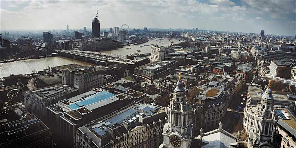 londres desde lo alto cúpula catedral san pablo