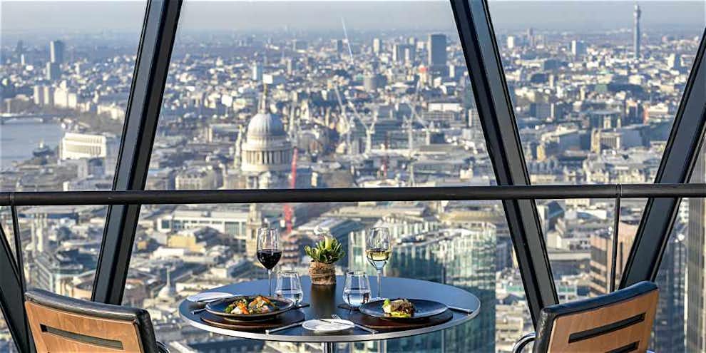 londres desde lo alto vistas restaurante The Gherkin