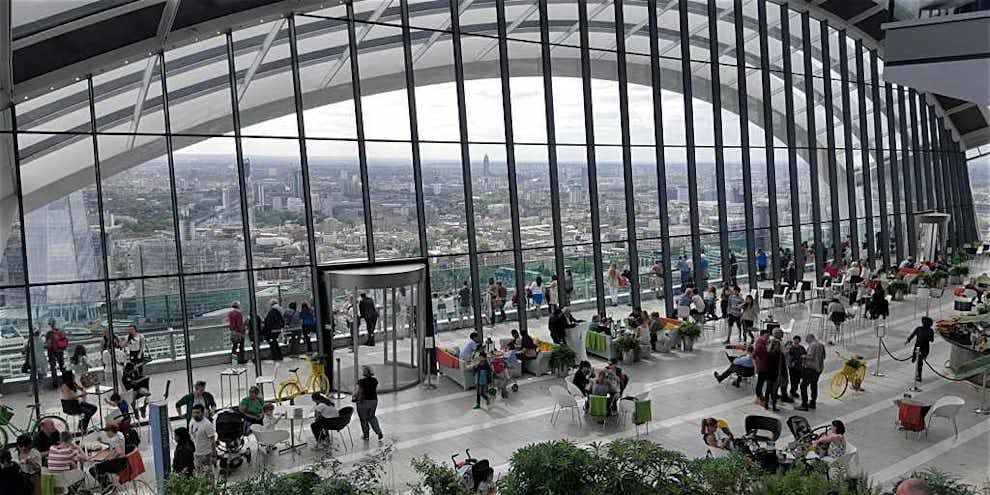 londres desde lo alto vistas sky garden walkie talkie
