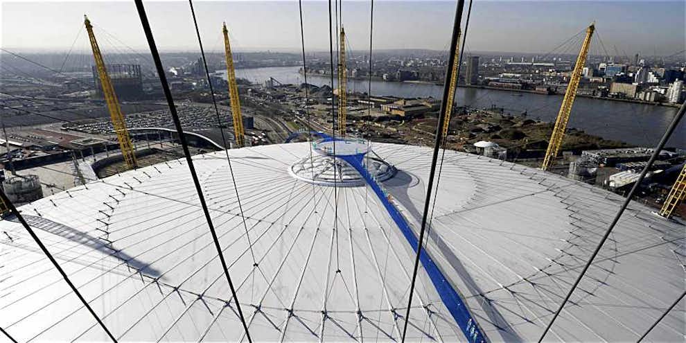 londres desde lo alto vistas cúpula del milenio o2 arena