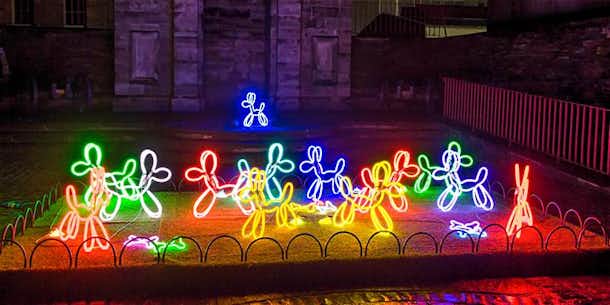 Lumiere London 2018, festival de luces en Londres 12 Festival Luces Londres Lumiere London Neon Dogs
