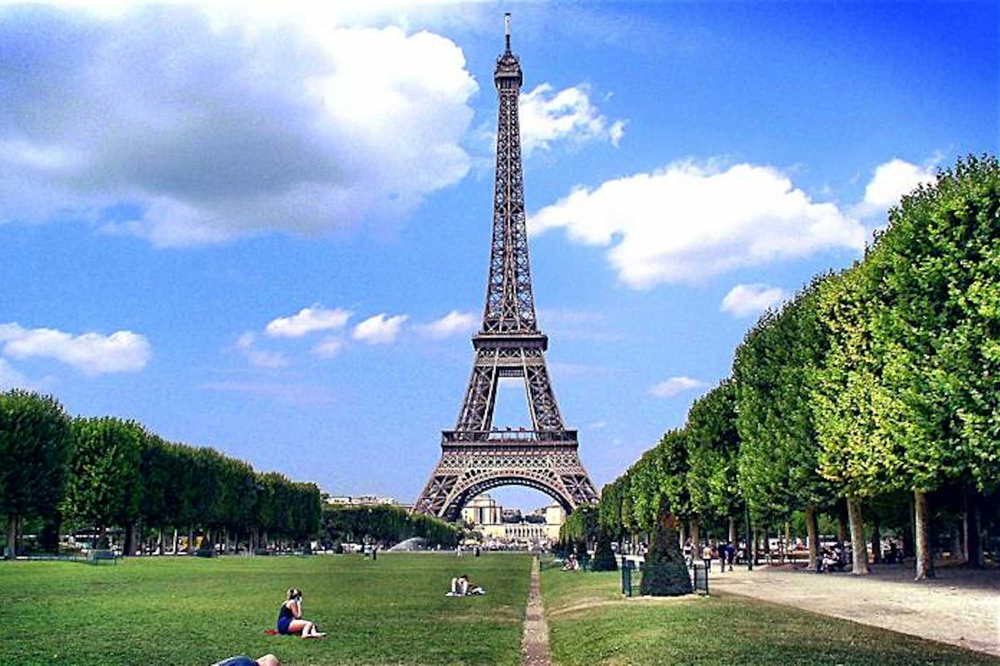 Primavera Paris Torre Eiffel Campos Marte