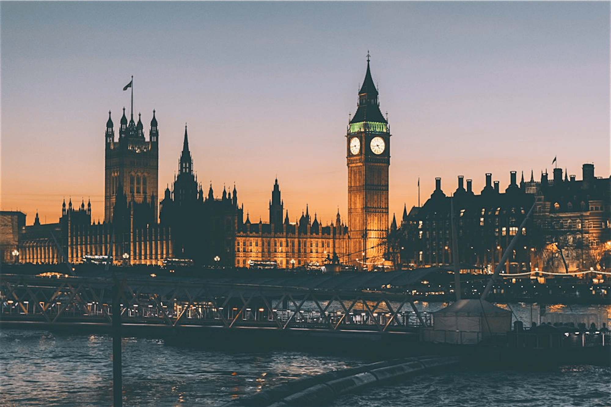preguntas sobre londres big ben desde el rio al atardecer