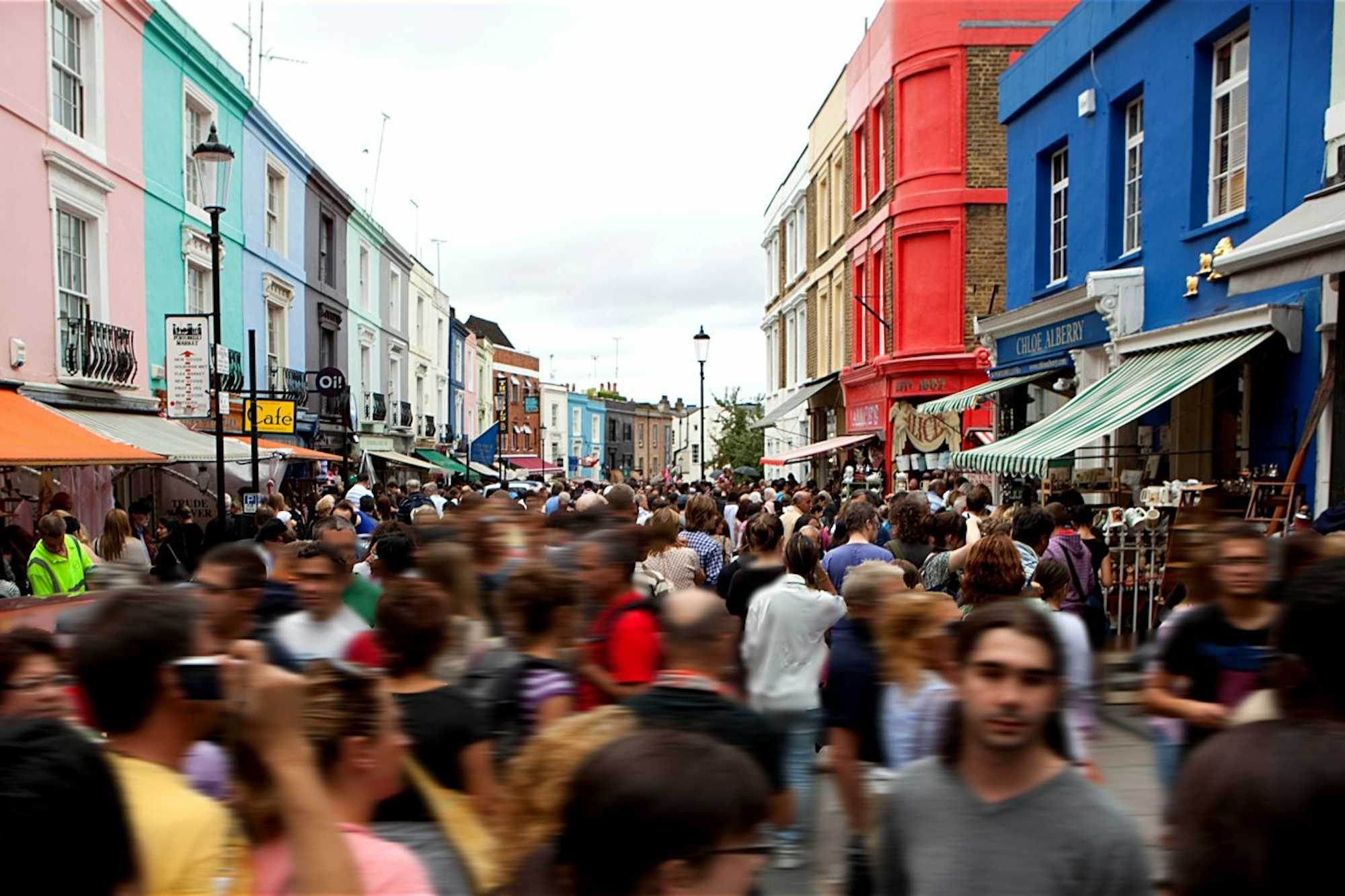 Mercado de Portobello, Notting Hill, Londres