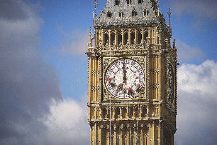 parada del big ben por restauración