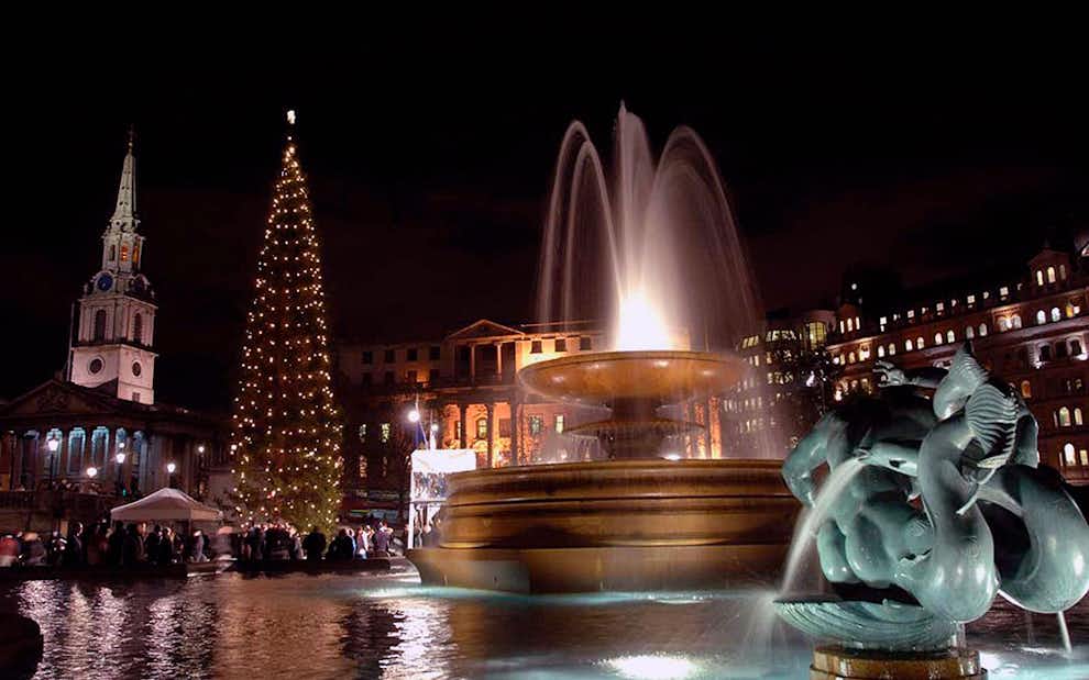 navidades londres arbol navidad trafalgar square