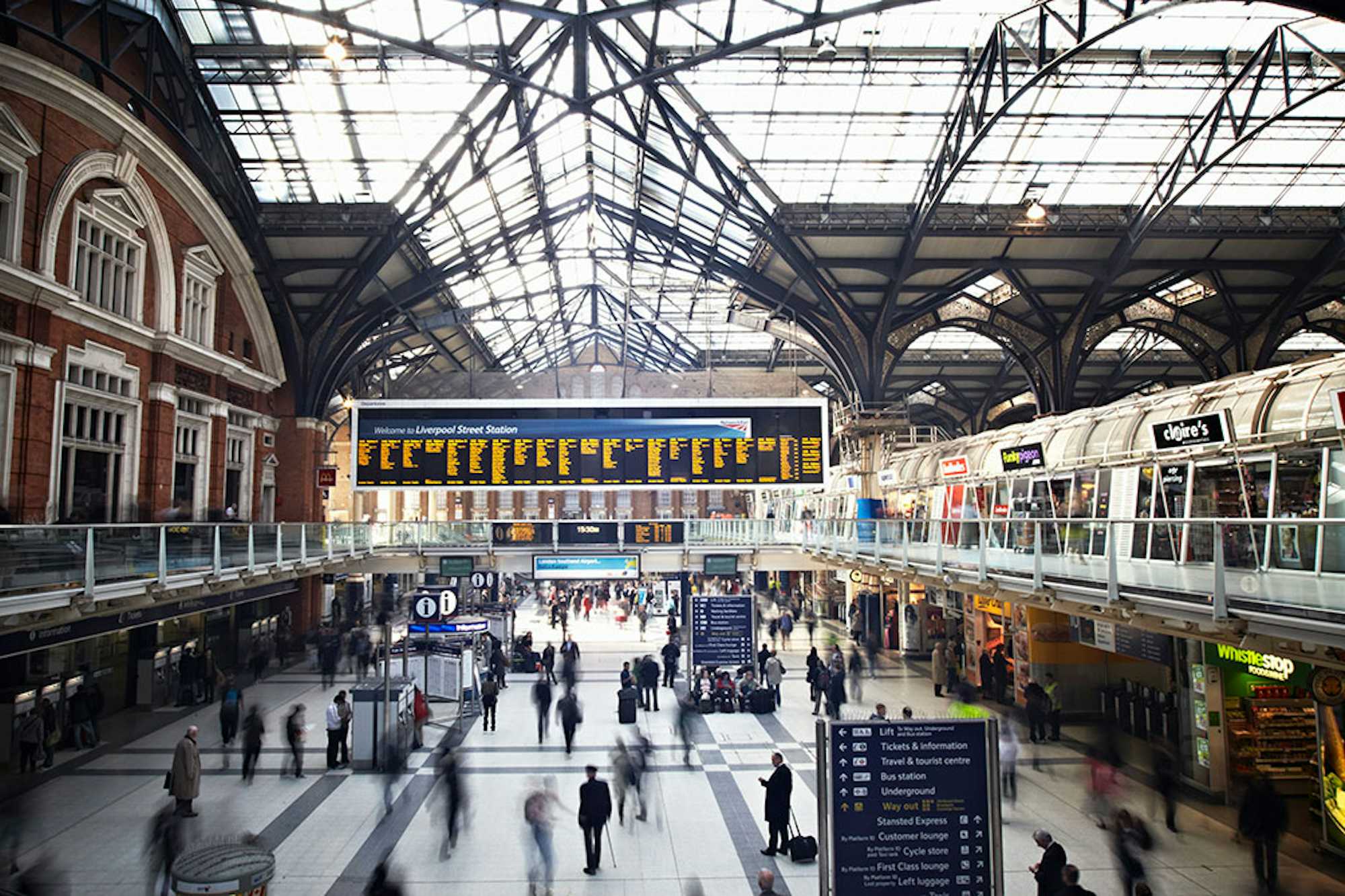 llegar a londres liverpool street