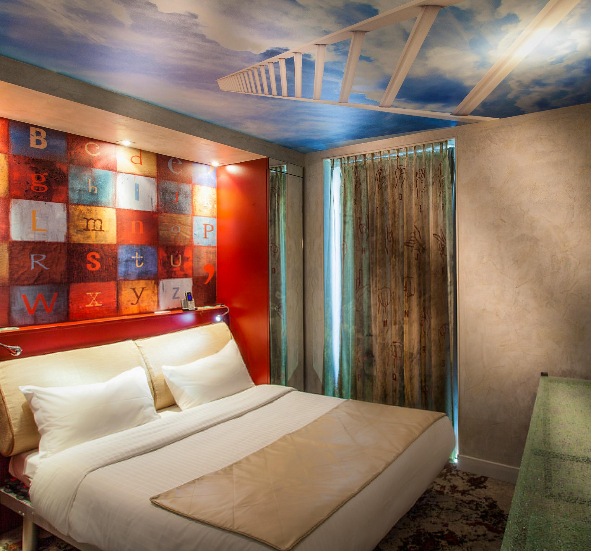 Hotel romántico en París