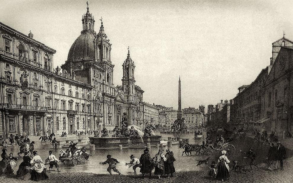 lago piazza navona roma