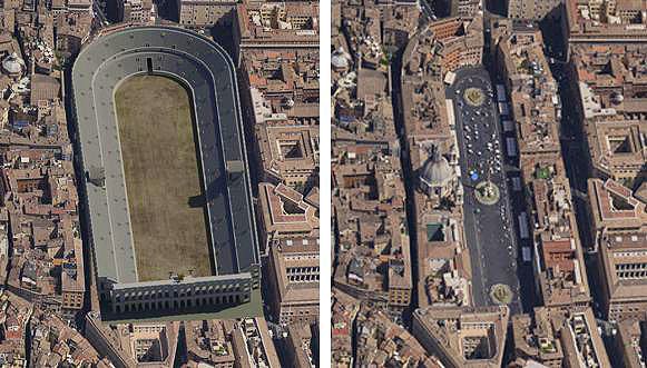 estadio domiciano vs plaza navona roma